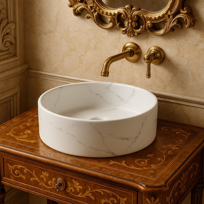 Lavabo cerámica redondo Nysa - Thebath