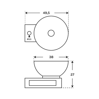 Lavabo con toallero - The Bath