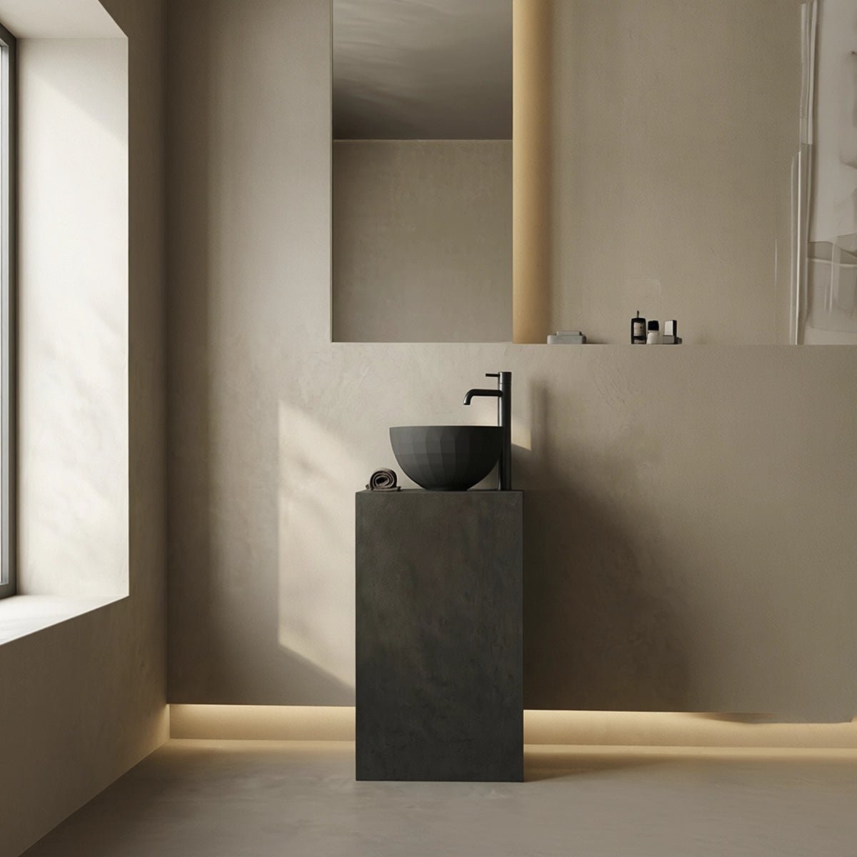 Lavabo de diseño negro mate Kairi - The Bath