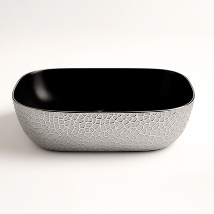 Lavabo de diseño negro Reed - Thebath