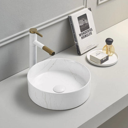 Lavabo de lujo efecto mármol