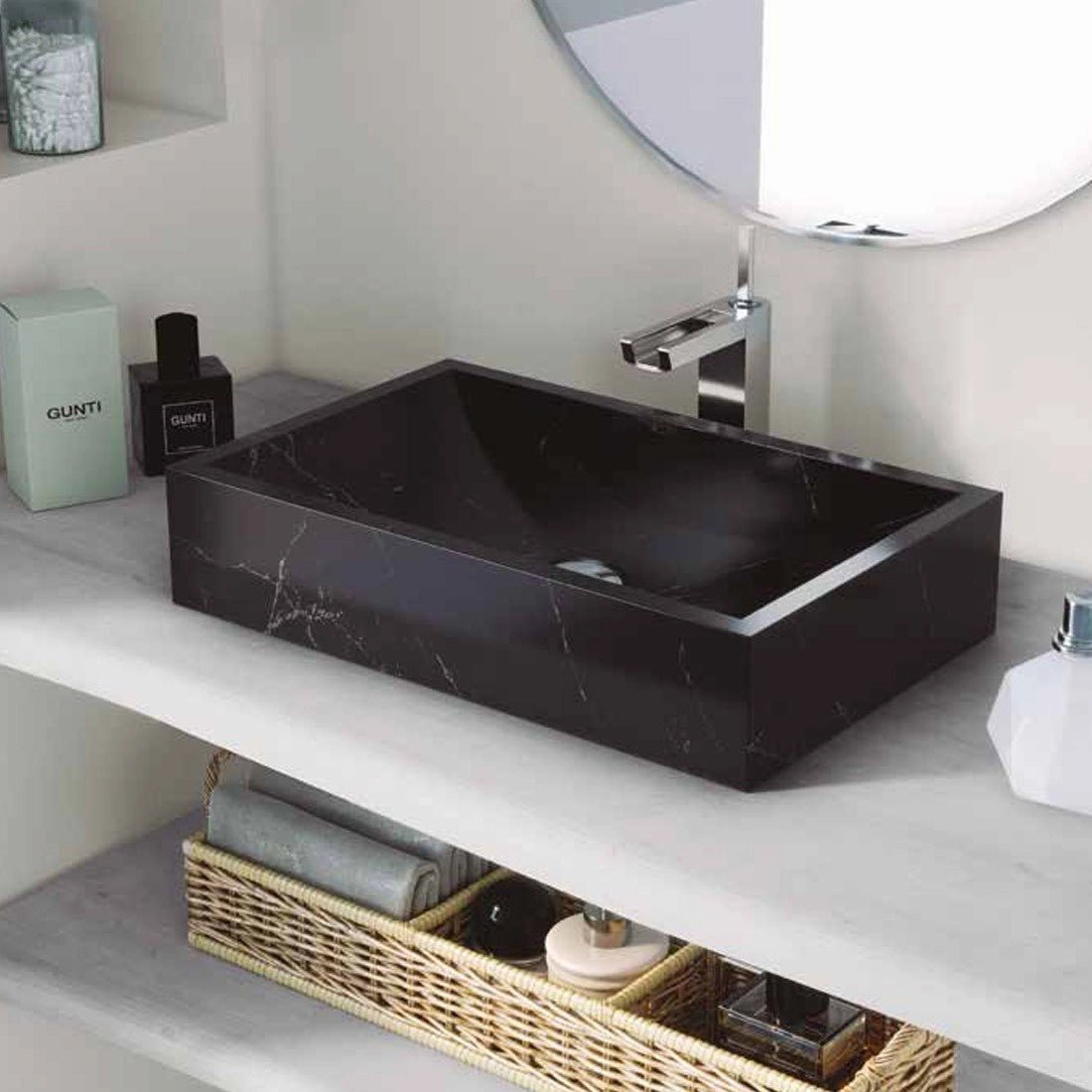 Lavabo de mármol Dana