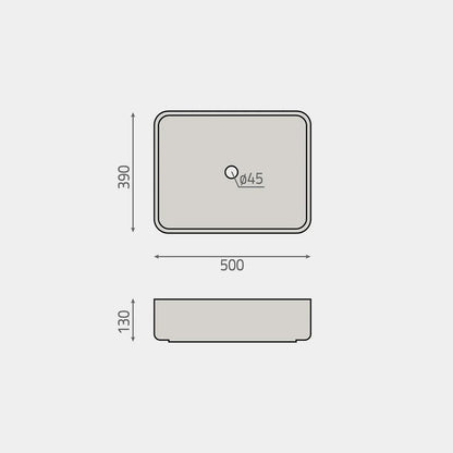 Lavabo de porcelana Dallas - Thebath