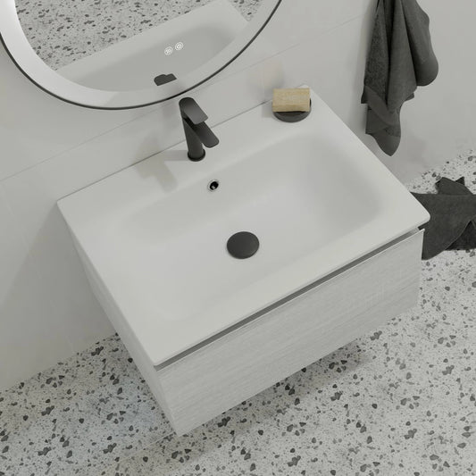 Lavabo sobre mueble gel coat Gara