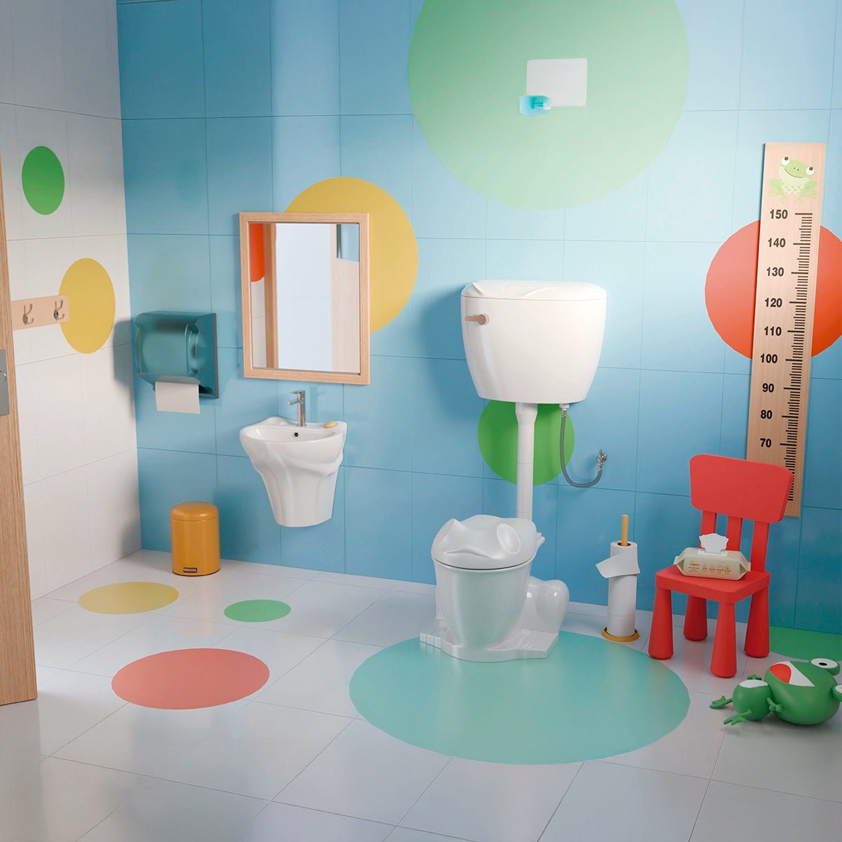 Lavabo infantil suspendido Froggy - Thebath