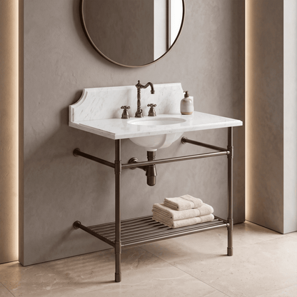 Lavabo mármol blanco Avora - The Bath