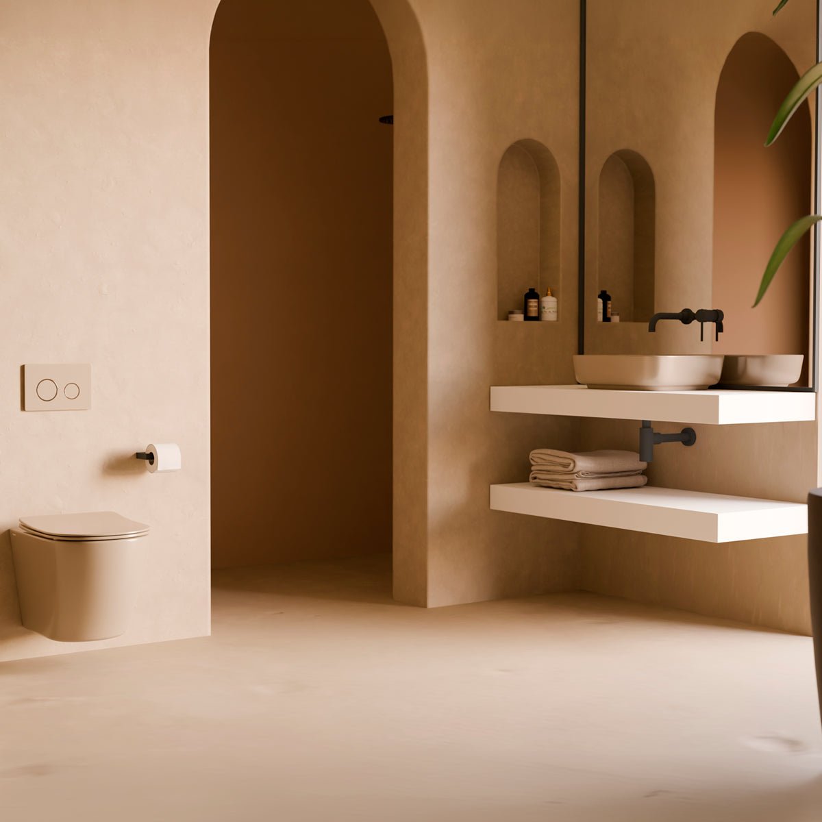 Lavabo marrón Nora - The Bath