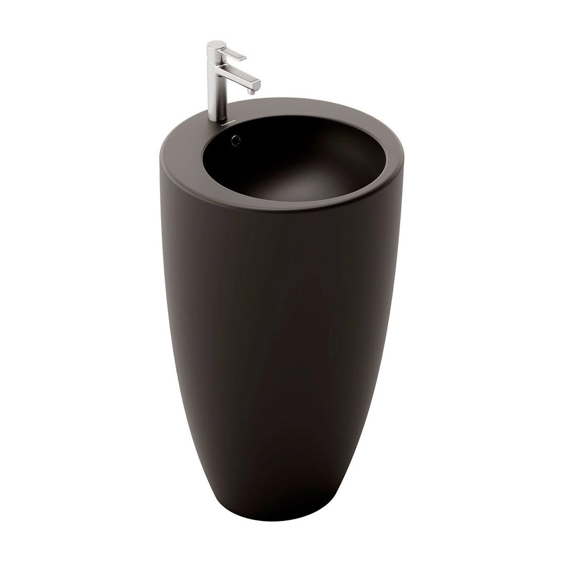 Lavabo negro mate Bolonia