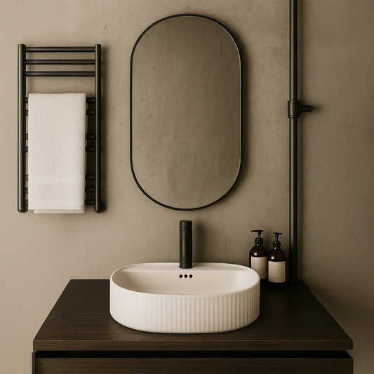 Lavabo ovalado blanco Seul - Thebath