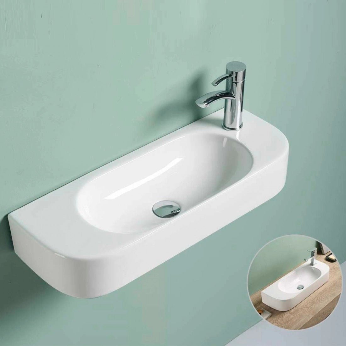 Lavabo pequeño suspendido Cloud
