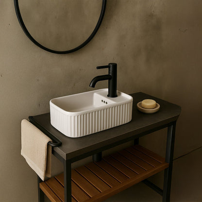 Lavabo rectangular sobre encimera Seul - Thebath