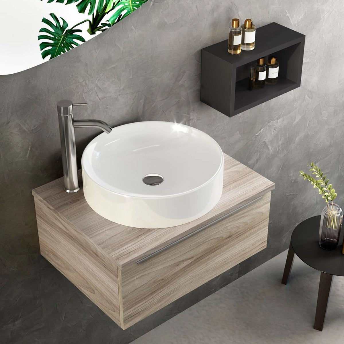 Lavabo redondo sobre encimera Rotterdam - The Bath