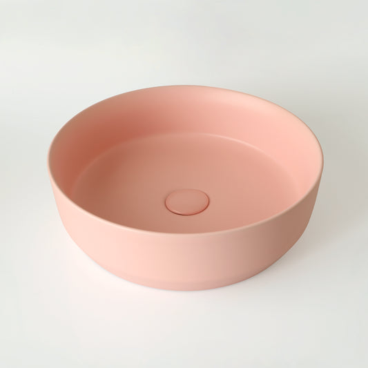 Lavatório rosa redondo Jana