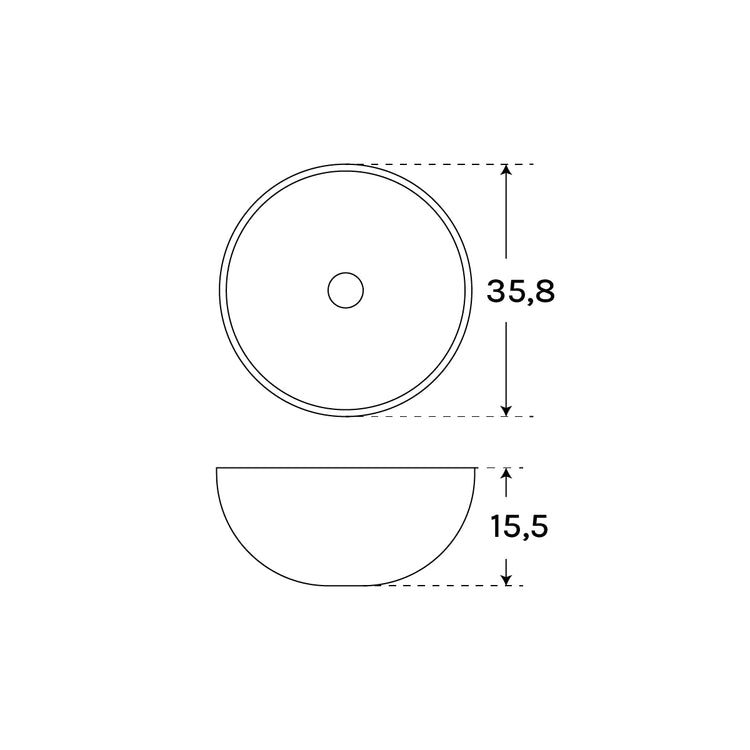 Lavatório de apoio Áureo