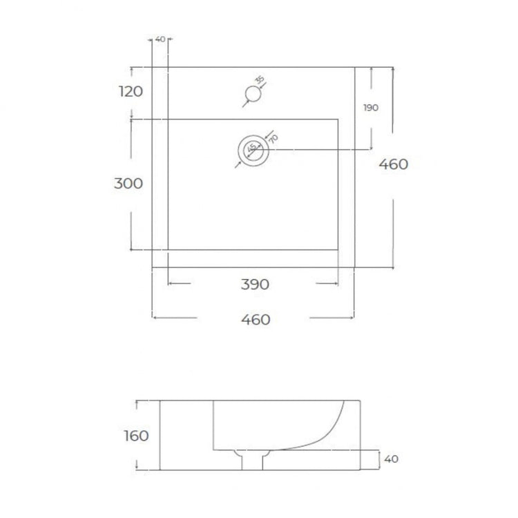 Bacia Sobre Bancada Dama