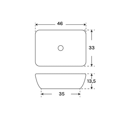 Lavabo sobre encimera Due - The Bath