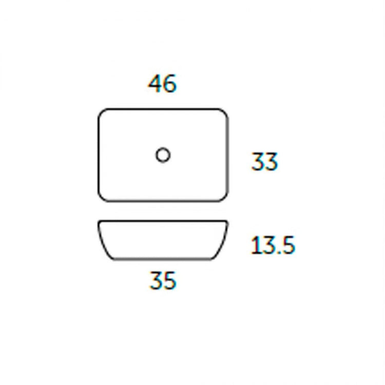 Lavatório de bancada devido