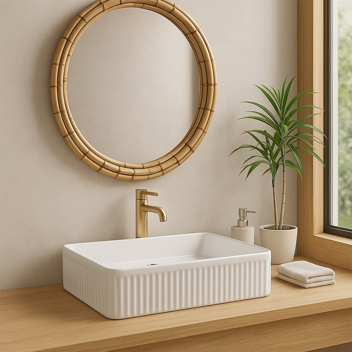 Lavabo sobre encimera grande Gina - Thebath