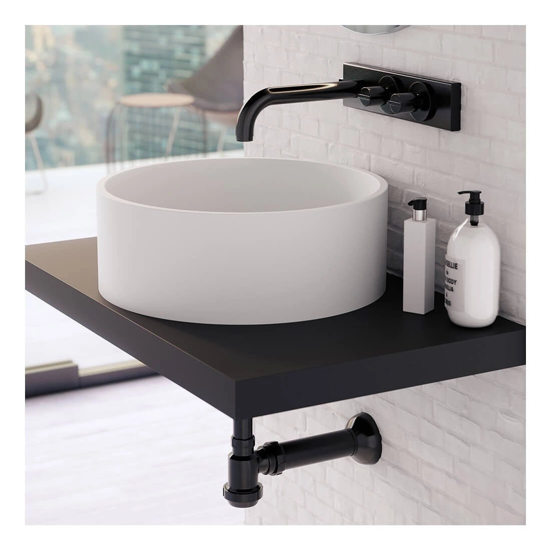 Lavabo sobre encimera Sía