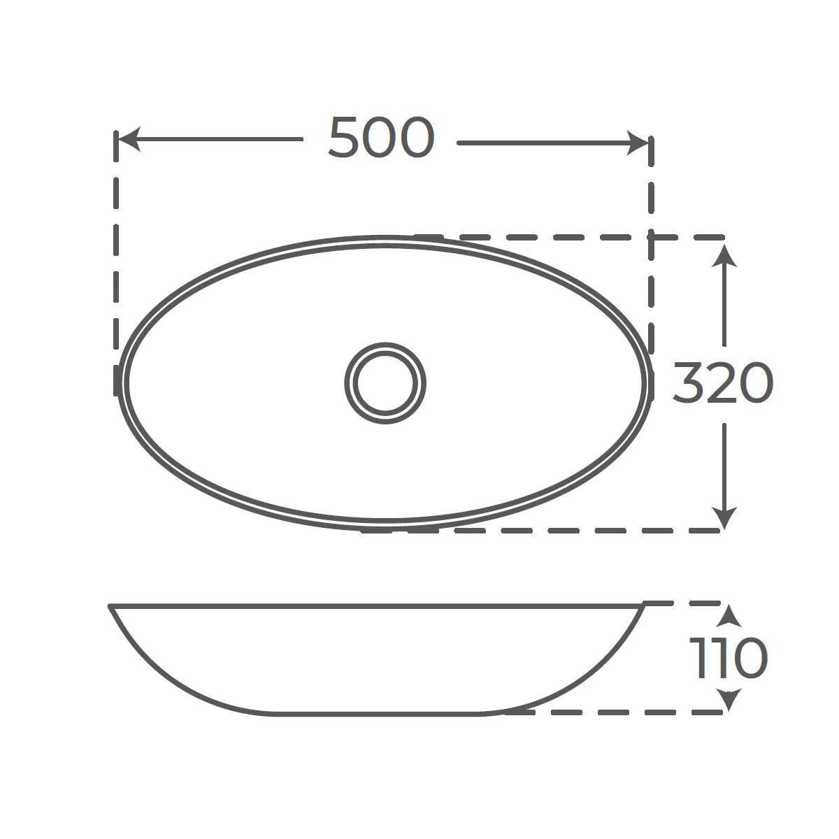 Lavabo sobre encimera Solid Surface Eros - The Bath