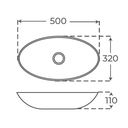 Lavabo sobre encimera Solid Surface Eros - The Bath