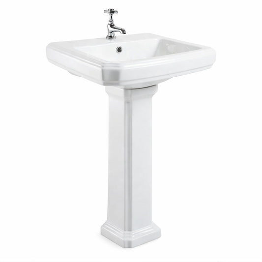 Lavabo vintage con pedestal York - The Bath