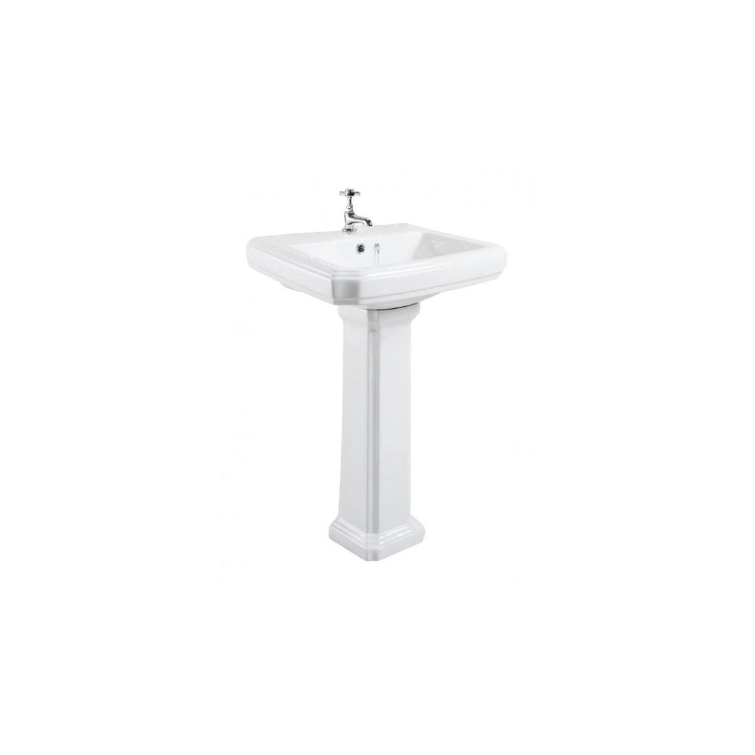Lavabo vintage con pedestal York