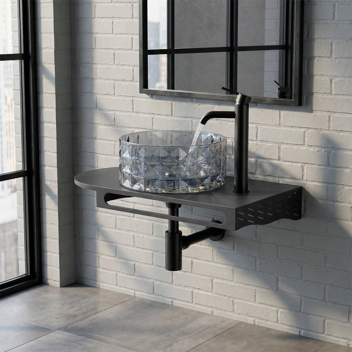 Lavabo y encimera suspendido Iconic - The Bath