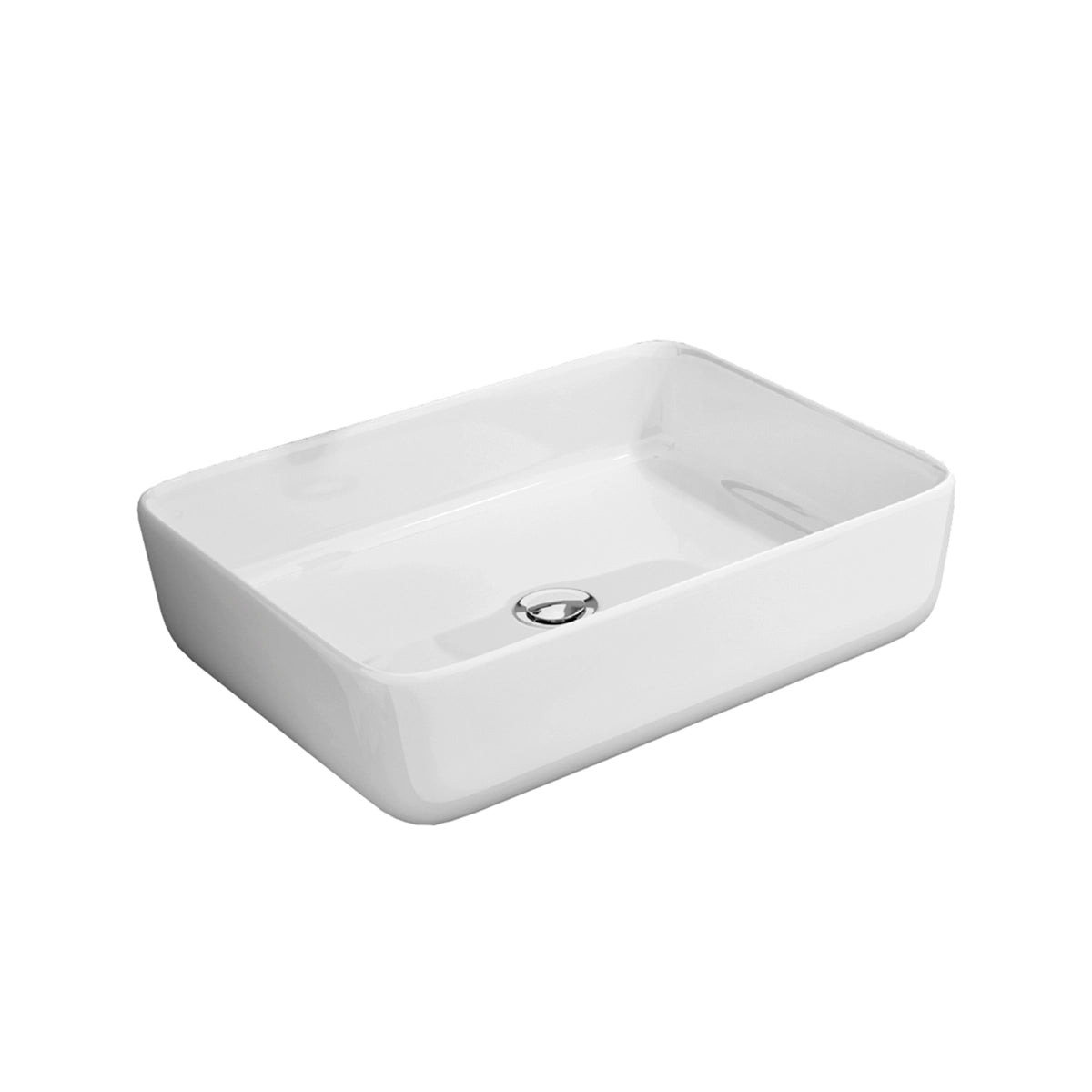 Lavabo cerámica extra fino sobre encimera Iris - Thebath