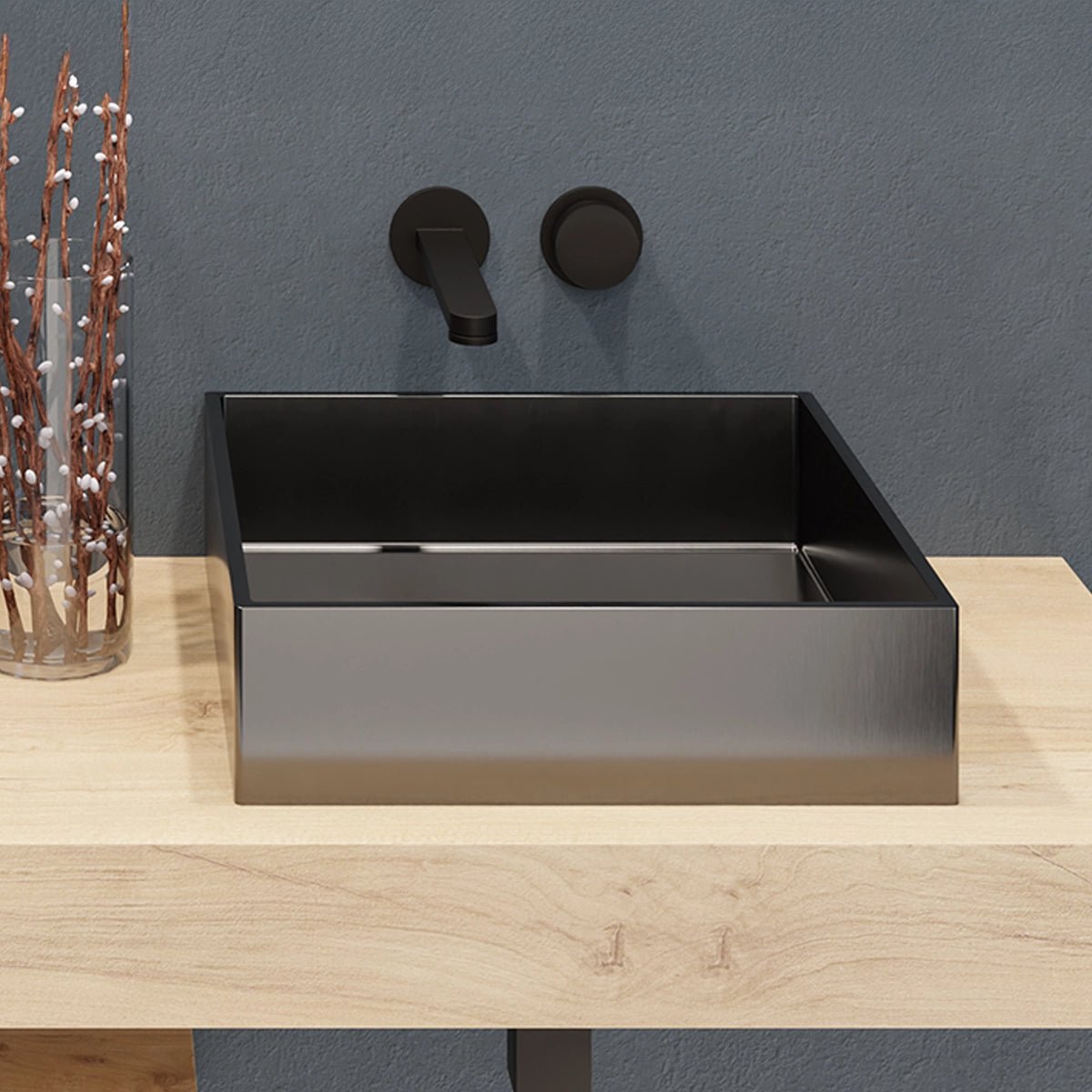 Lavamanos acero inoxidable Cube - The Bath