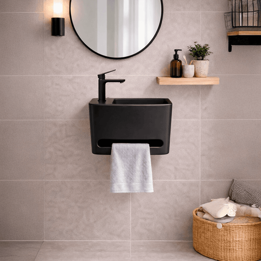 Lavamanos con toallero Zed - Thebath