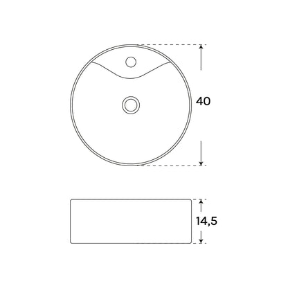 Lavamanos de baño modernos Milo - Thebath