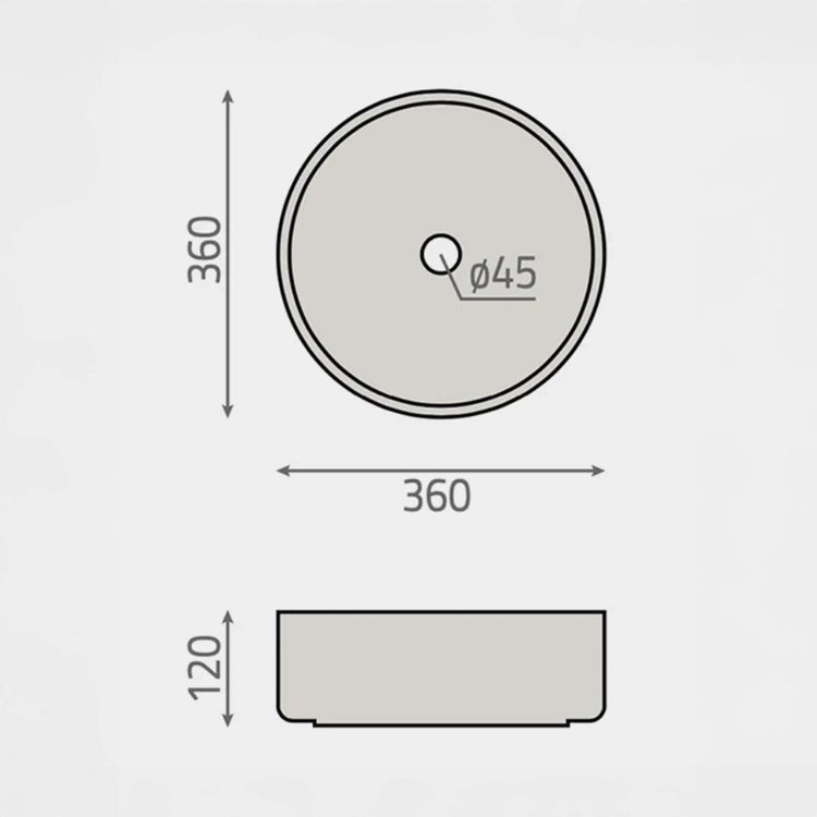 Lavatório de porcelana Dallas
