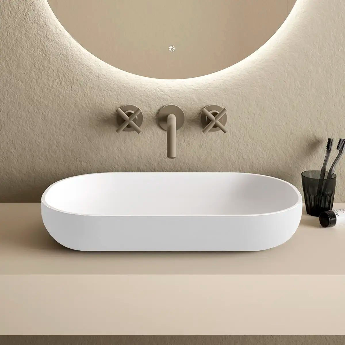 Lavamanos de resina Nereida - Thebath