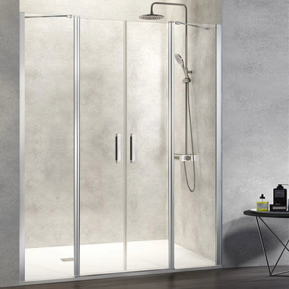 Mampara abatible con doble puerta Nardi