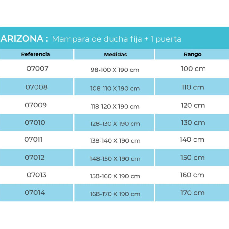 Tela com porta deslizante Arizona