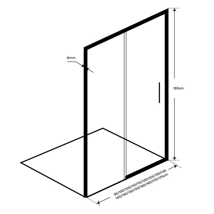 Tela de chuveiro frontal da Flórida
