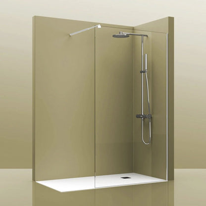 Mampara fija de cristal - Thebath