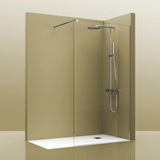 Mampara fija de cristal