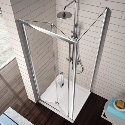 Mampara plegable cuadrada S300
