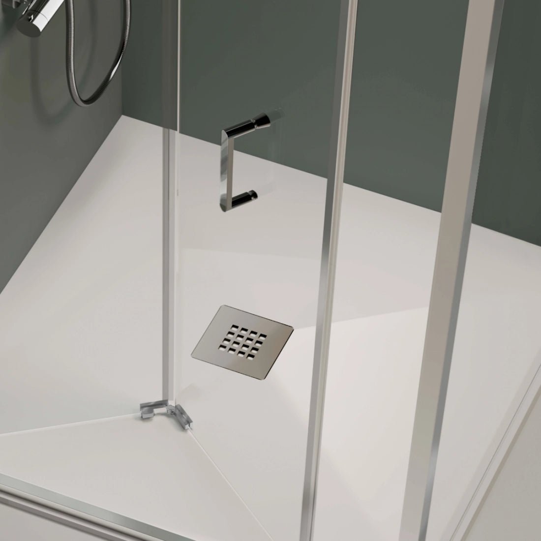 Mampara plegable cuadrada S300
