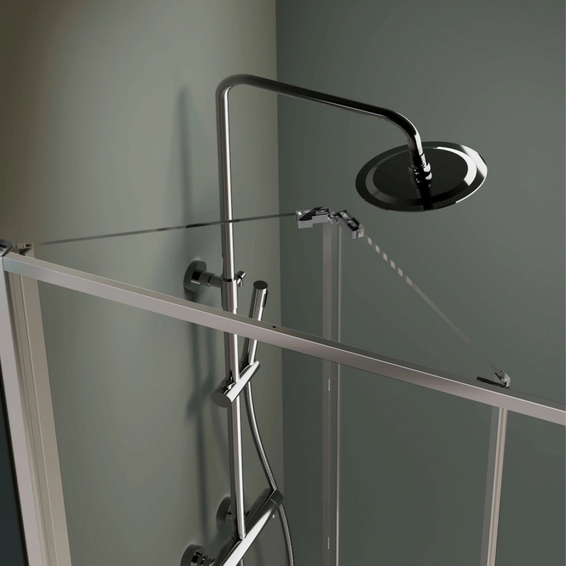Mampara plegable cuadrada S300