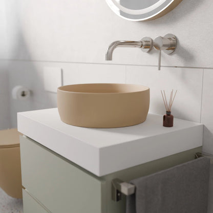 Lavabo marrón redondo Jana - Thebath