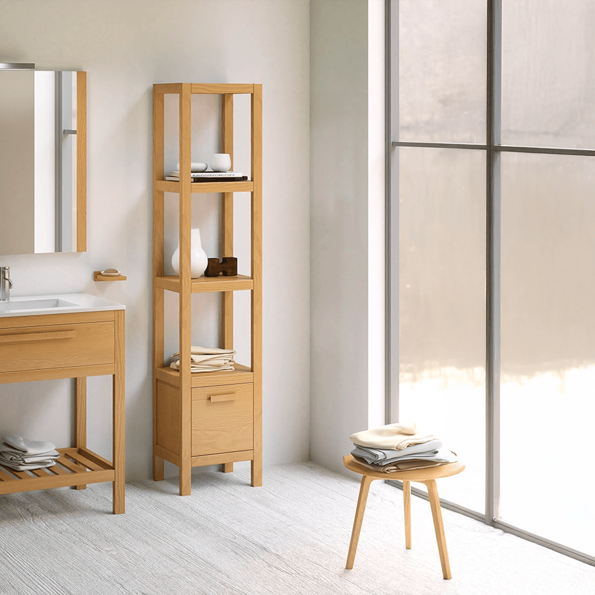 Mueble auxiliar antiguo Aran 1 cajón - Thebath