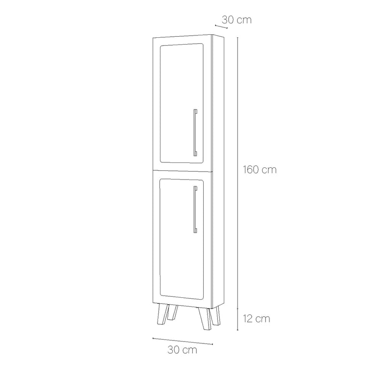 Móvel auxiliar para casa de banho Vintage top