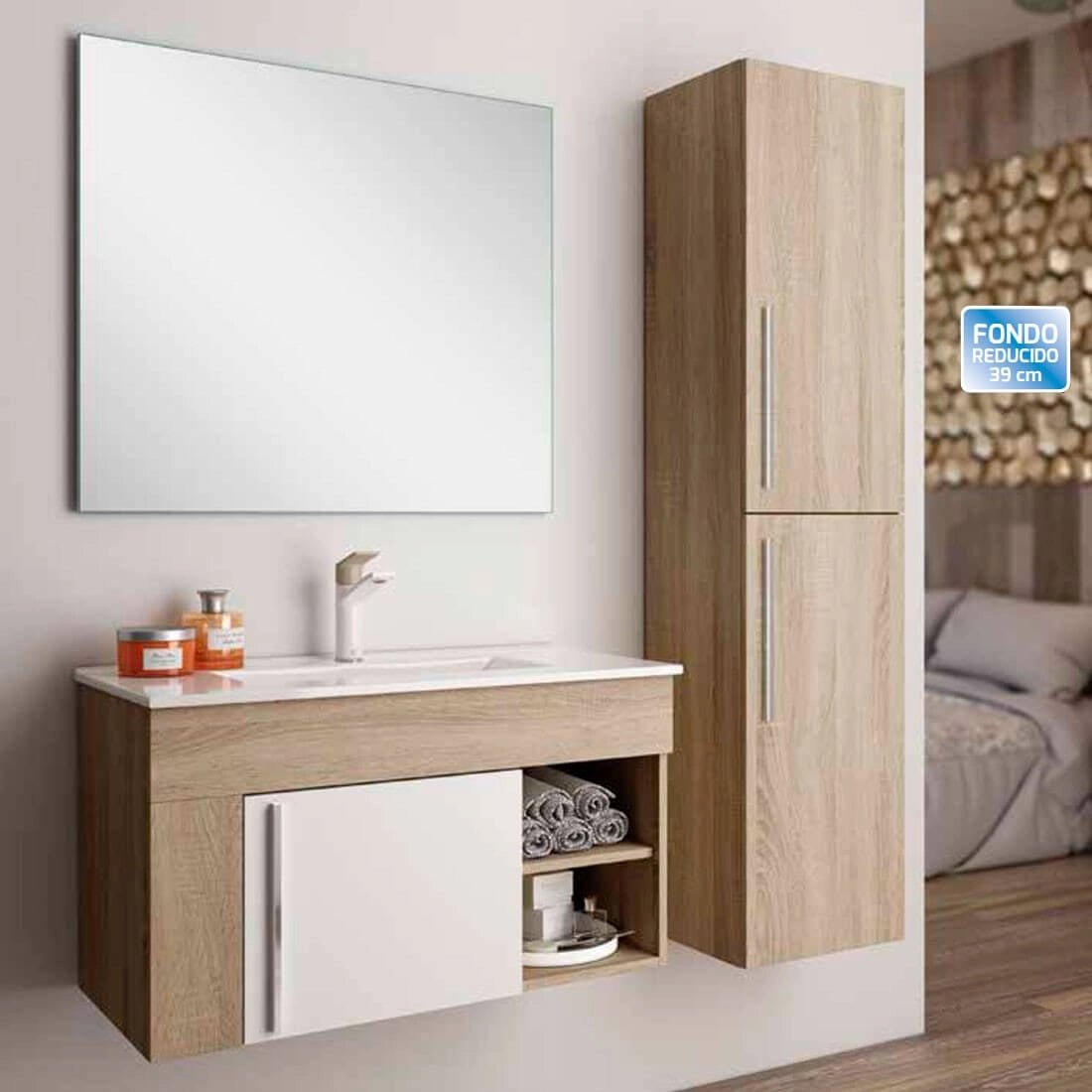 Mueble baño fondo reducido Alhambra