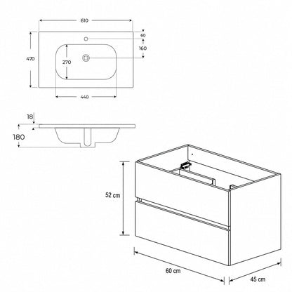 Mueble baño barato Zahara - The Bath
