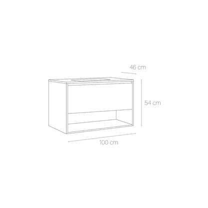 Mueble baño con lavabo incluido Yera - Thebath