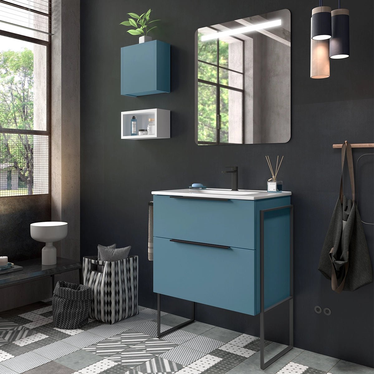Mueble baño industrial Galsaky - The Bath