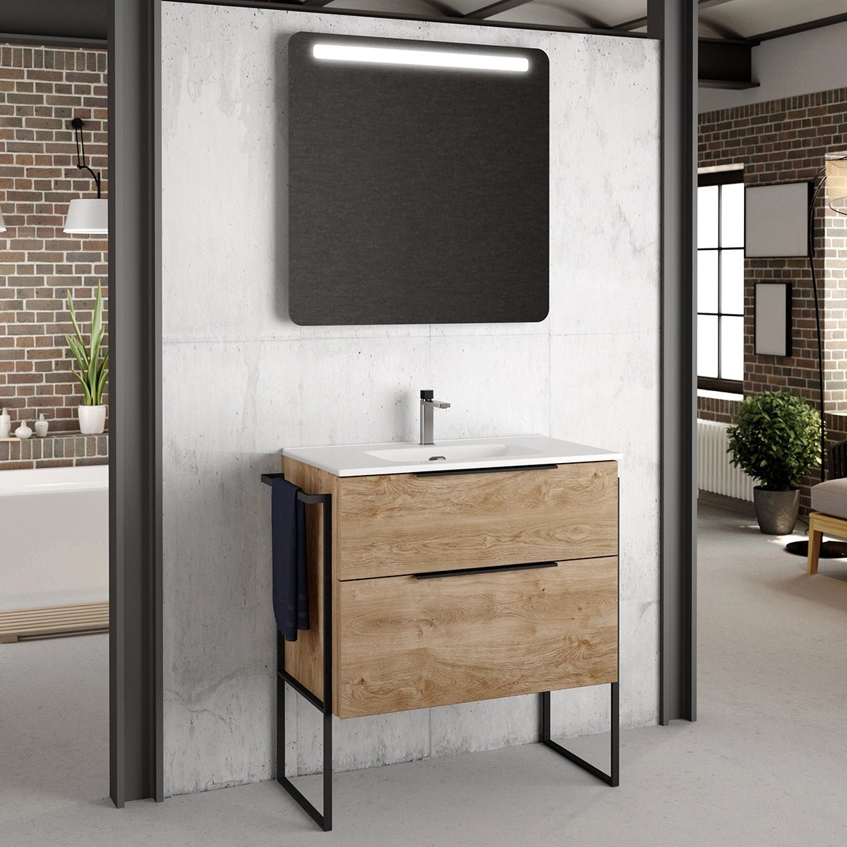 Mueble baño industrial Galsaky - The Bath